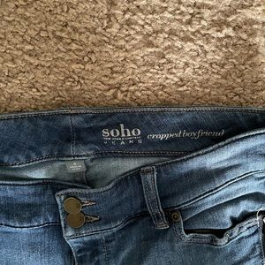 Soho NY&Co. Cropped Boyfriend jeans
